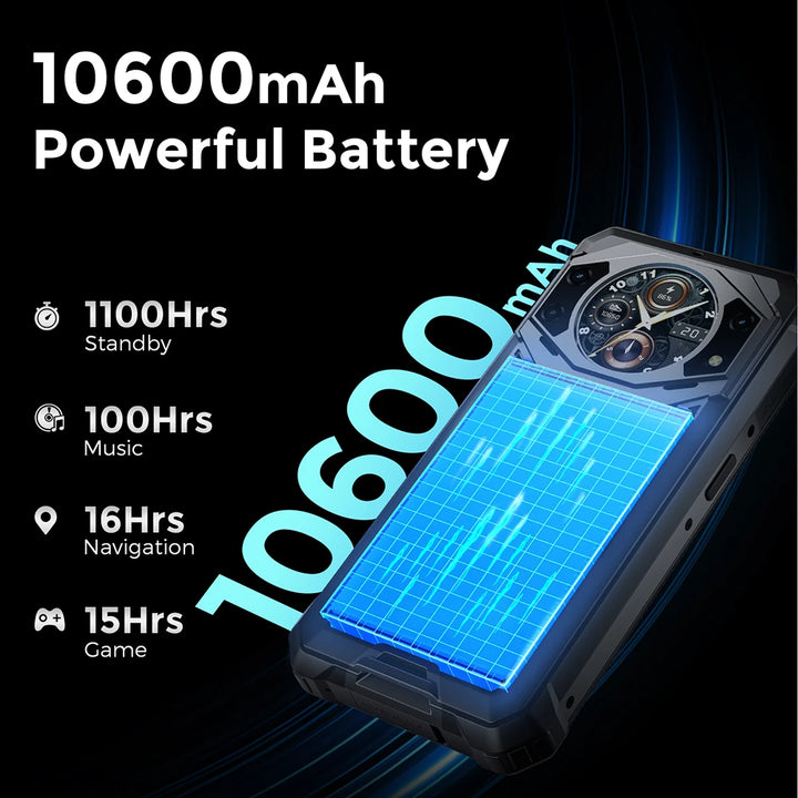FOSSiBOT F101 PRO 15GB+128GB Innovative Rear Display 10600mAh Large Battery