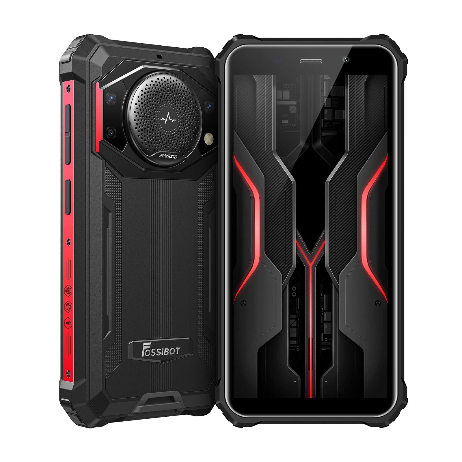 美品 Fossibot F101P タフネススマホ FOSSiBOT F101P 123dB Speaker 10600mAh Large battery 7GB+64GB