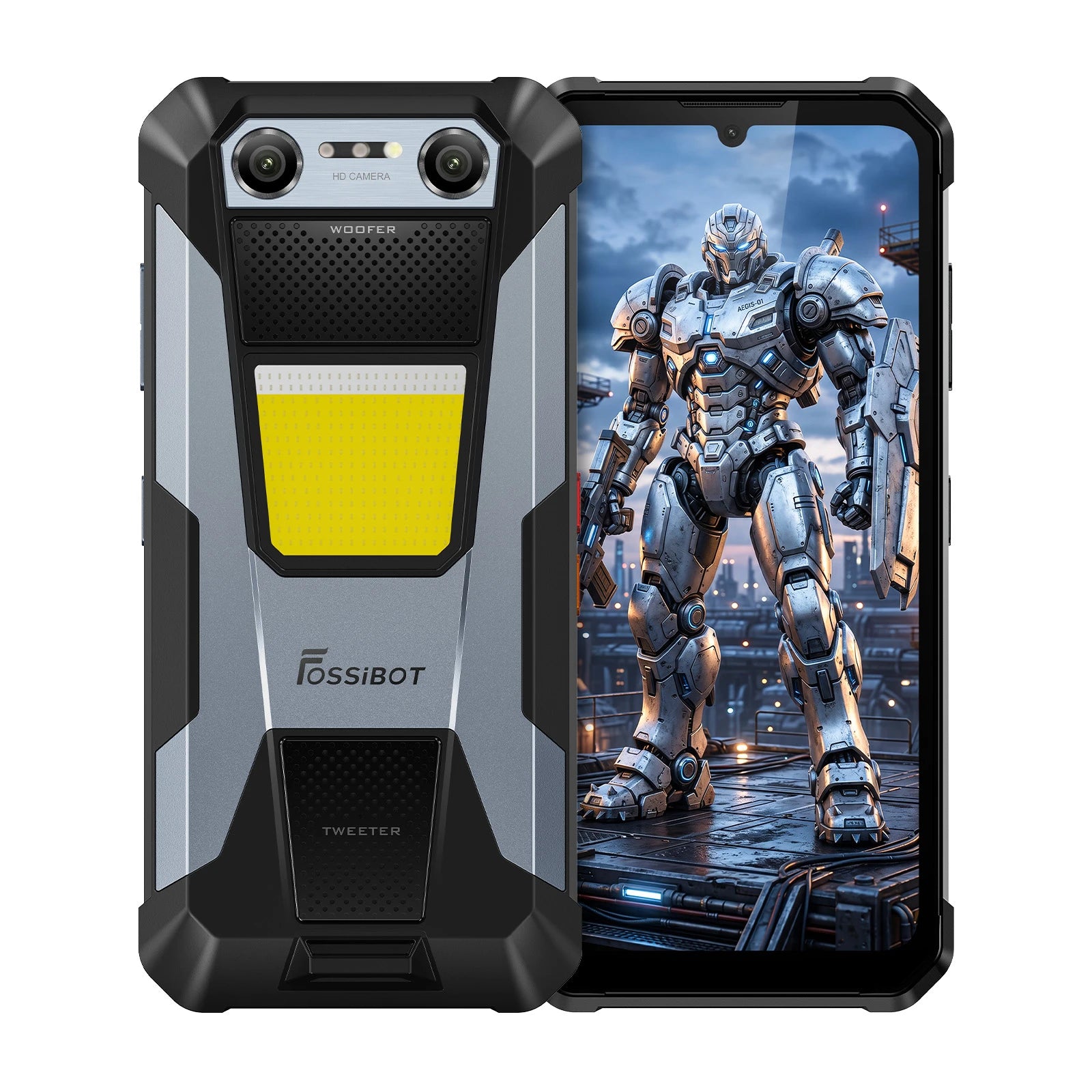 FOSSiBOT F106 Plus Rugged Smartphone, 6GB RAM + 128GB ROM, 12000mAh Ba