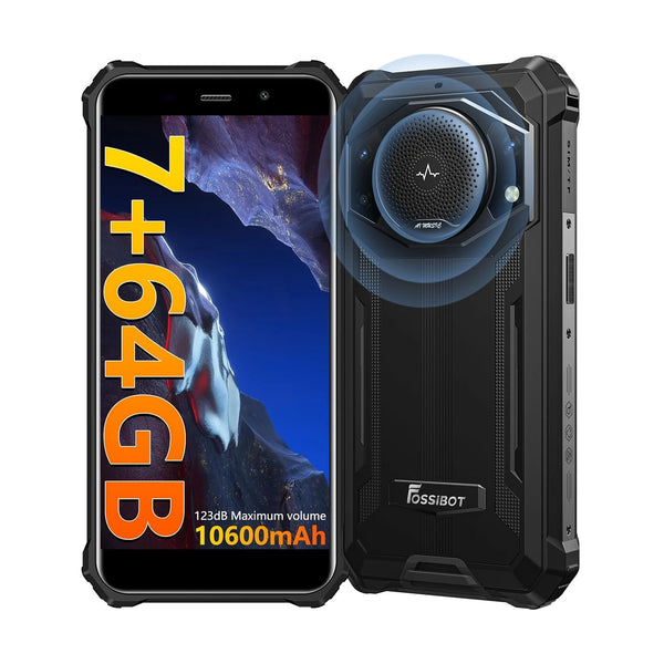 FOSSiBOT F101P 123dB Speaker 10600mAh Large battery 7GB+64GB