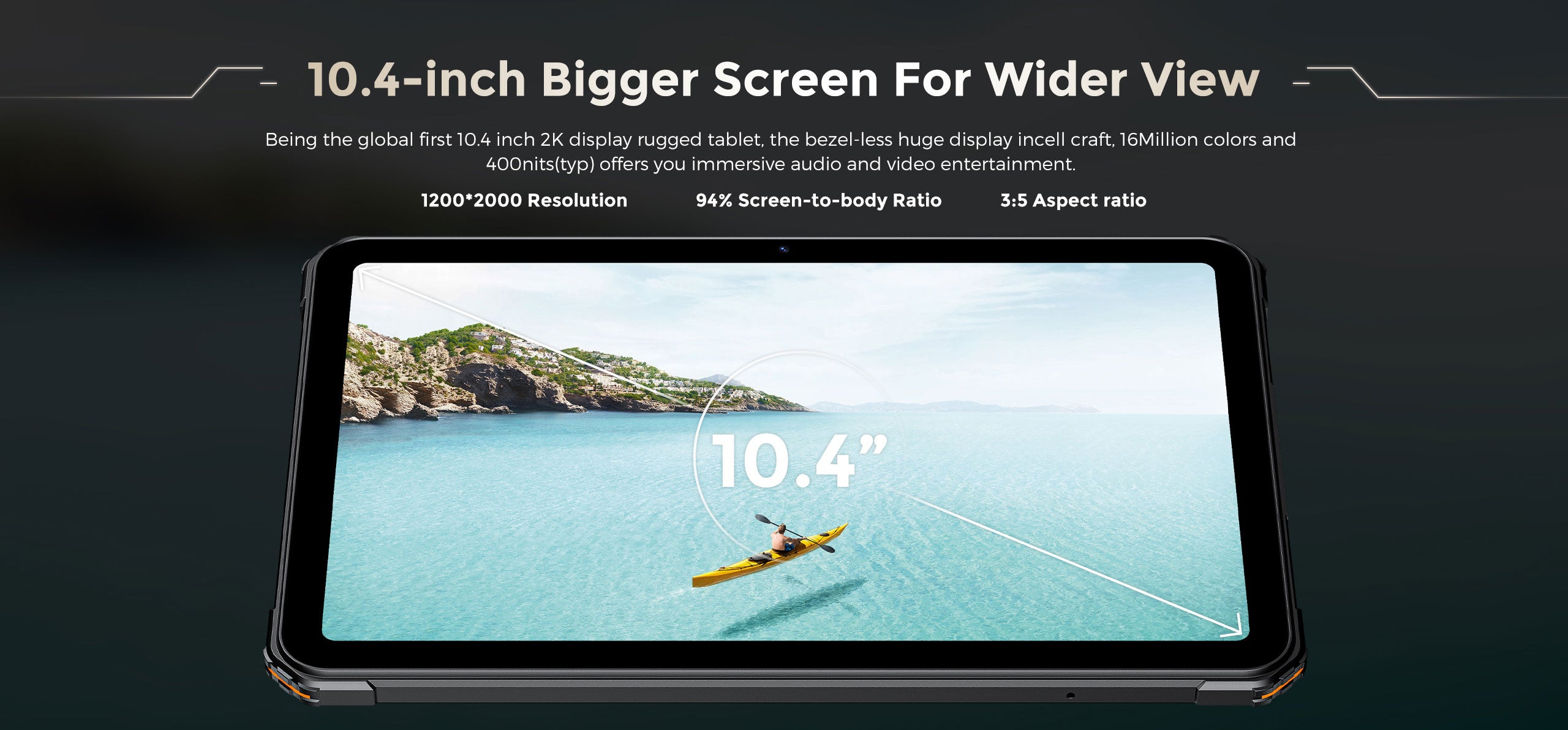 FOSSiBOT DT1 16GB+256GB 16+48MP 10.4-inch 2K Display