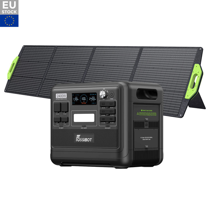 FOSSiBOT F2400 + SP200 | Solar Generator Kit