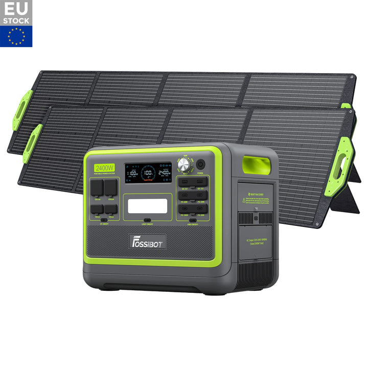 FOSSiBOT F2400 + SP200 | Solar Generator Kit