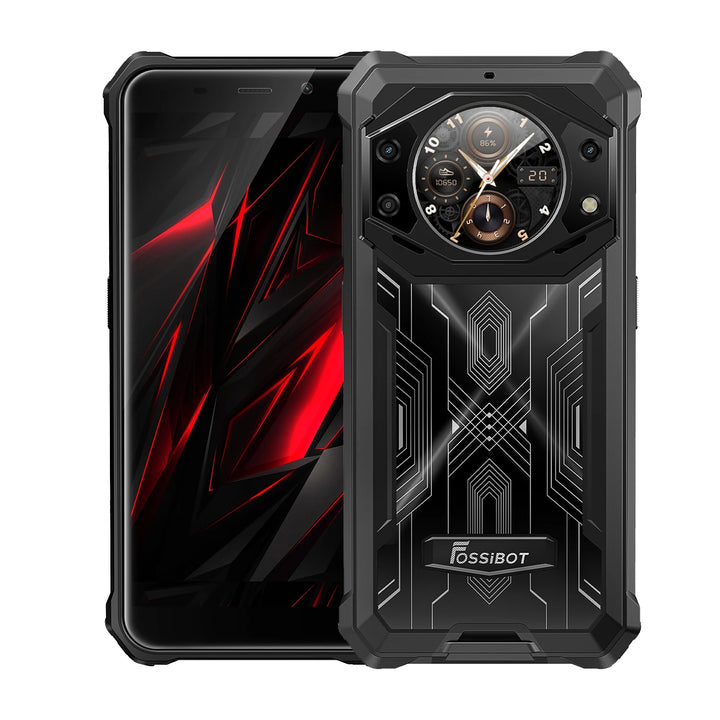 FOSSiBOT F101 PRO  15GB+128GB 5.45-Inch Main & 1.32-inch Innovative & Multifunction Rear Display 10600mAh Hac NFC Rugged Phone