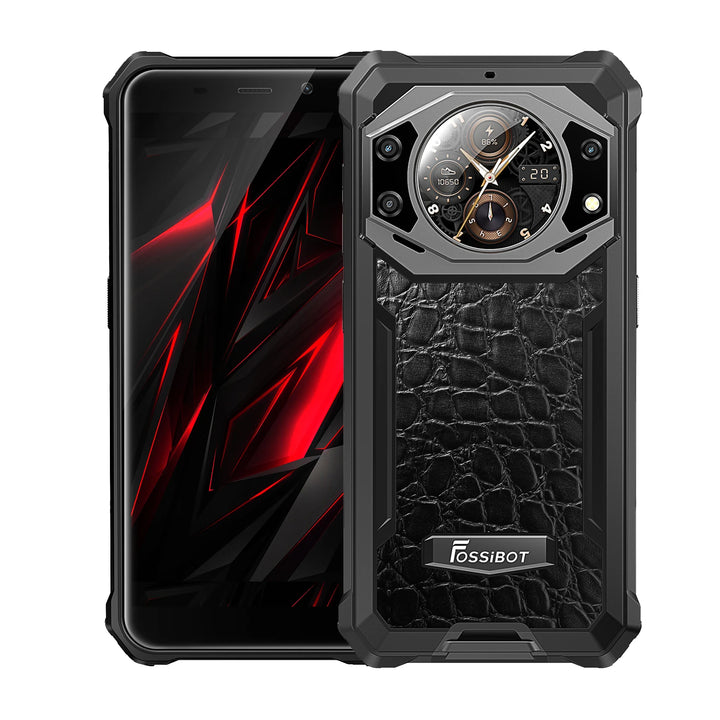FOSSiBOT F101 PRO  15GB+128GB 5.45-Inch Main & 1.32-inch Innovative & Multifunction Rear Display 10600mAh Hac NFC Rugged Phone