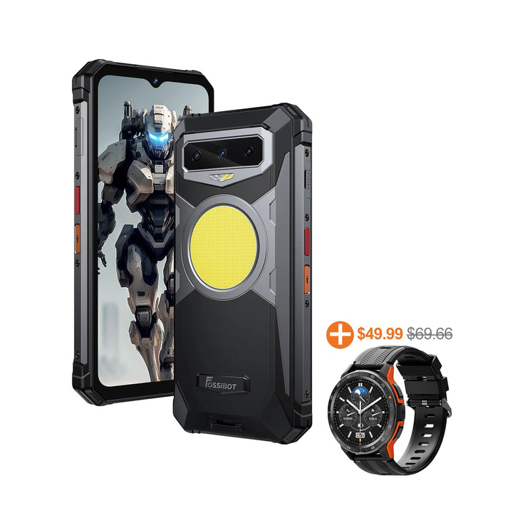 FOSSiBOT F102 20GB+256GB 108MP+20MP 6.58-inch Display 120Hz 16500mAh Rugged Phone