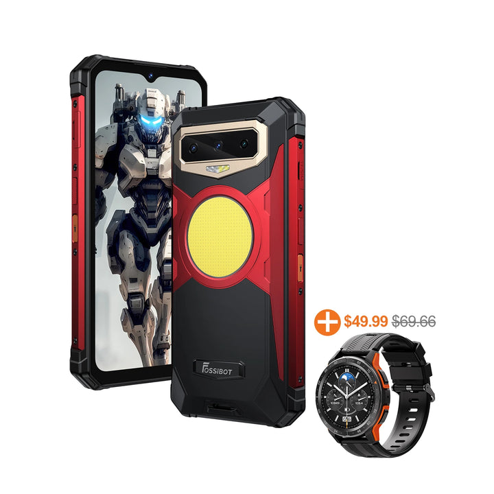 FOSSiBOT F102 20GB+256GB 108MP+20MP 6.58-inch Display 120Hz 16500mAh Rugged Phone