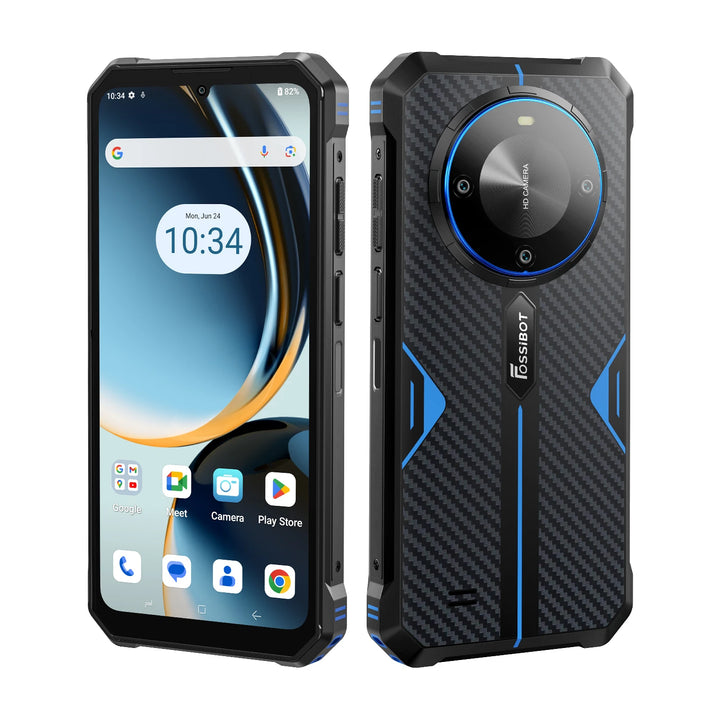 FOSSiBOT F105 12GB+64GB 10300mAh Large Battery 6.745 inch Waterdrop screen Rugged Phone