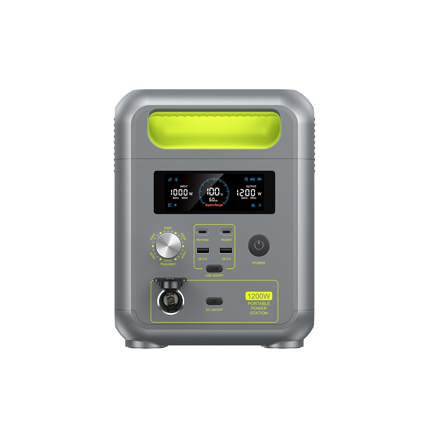 FOSSiBOT F1200 
ポータブル電源　災害、キャンプ F1200Green-5.jpg?v=1721380053&