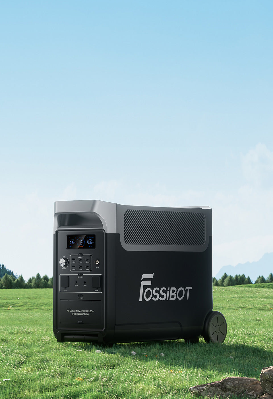 FOSSiBOT F3600 Portable Power Station + FOSSiBOT SP420 420W Solar Panel,  3840Wh LiFePO4 Solar Generator, 3600W AC Output - AliExpress