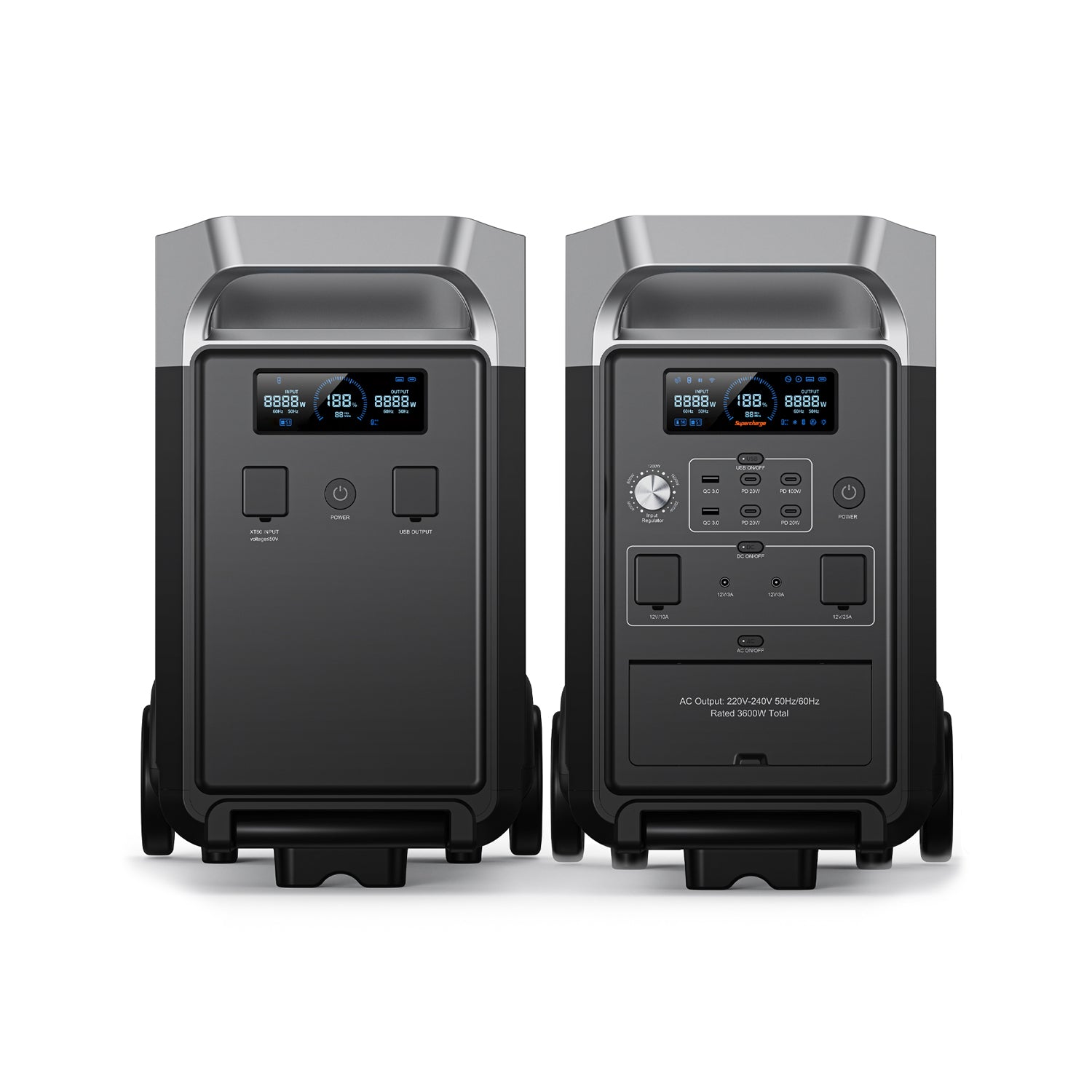 FOSSiBOT F3600 Pro Portable Power Station | 3,600W 3,840Wh