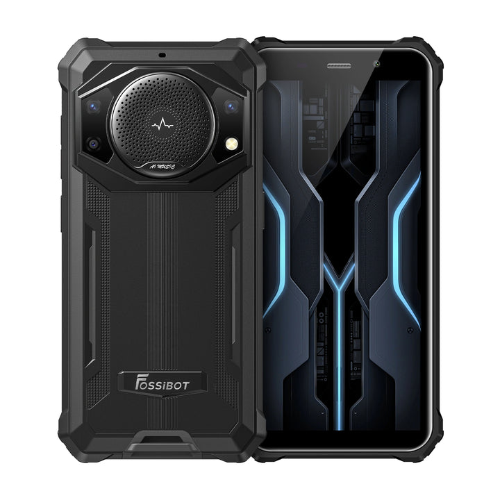 FOSSiBOT F101P 123dB Speaker 10600mAh Large battery 7GB+64GB Android 13 Rugged Phone