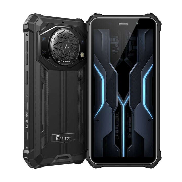 FOSSiBOT F101P 123dB Speaker 10600mAh Large battery 7GB+64GB Android 13 Rugged Phone