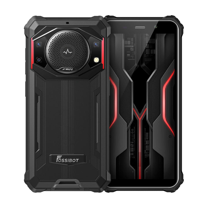 FOSSiBOT F101P 123dB Speaker 10600mAh Large battery 7GB+64GB Android 13 Rugged Phone