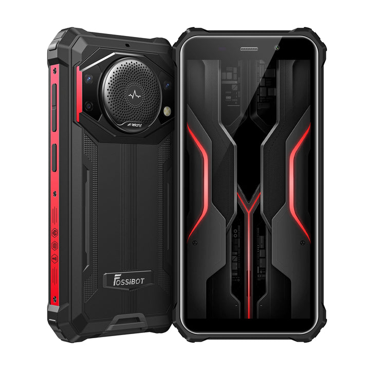 FOSSiBOT F101P 123dB Speaker 10600mAh Large battery 7GB+64GB Android 13 Rugged Phone