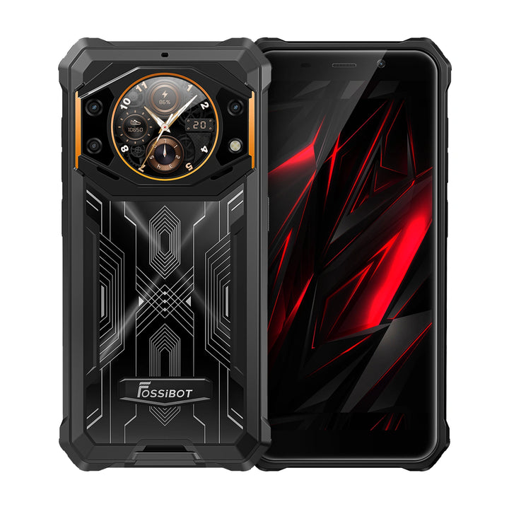 FOSSiBOT F101 PRO  15GB+128GB 5.45-Inch Main & 1.32-inch Innovative & Multifunction Rear Display 10600mAh Hac NFC Rugged Phone