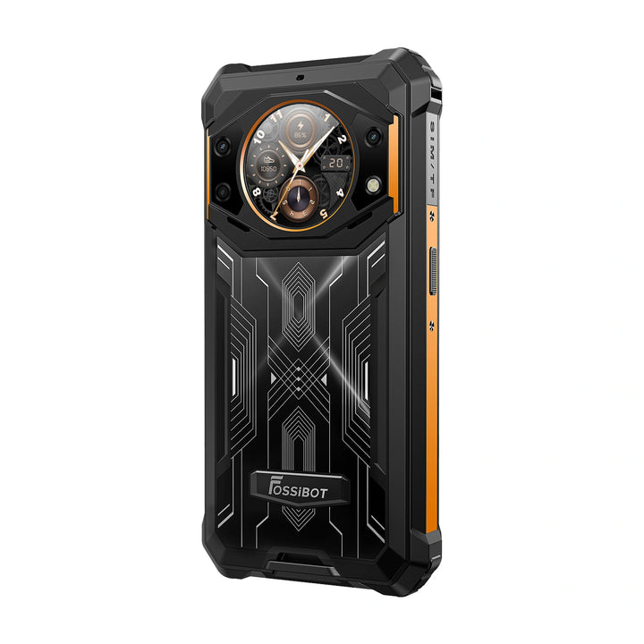 FOSSiBOT F101 PRO  15GB+128GB 5.45-Inch Main & 1.32-inch Innovative & Multifunction Rear Display 10600mAh Hac NFC Rugged Phone