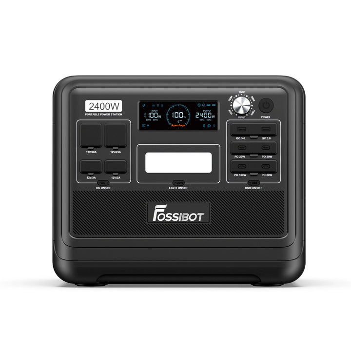 ほぼ新品 Fossibot F2400ポータブル電源 FOSSiBOT F2400 Portable Power Station | 2,400W 2,048Wh