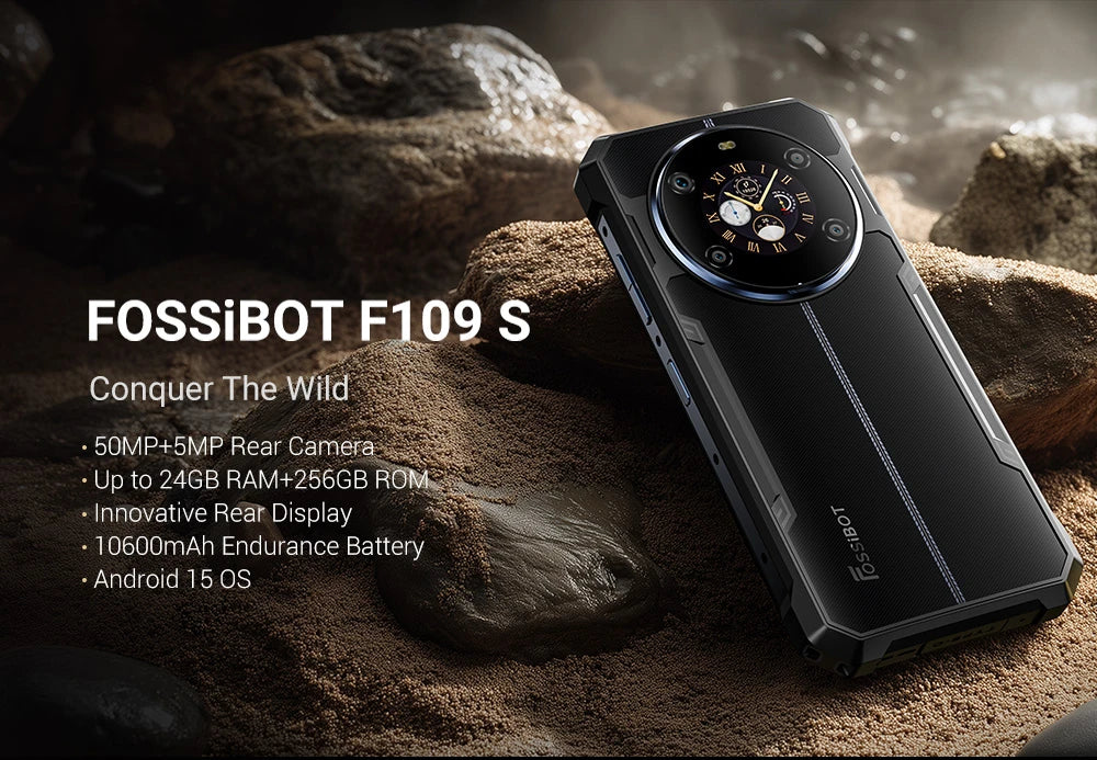 FOSSiBOT F109S 4G 24GB+256GB 6.745-Inch Main & 1.32-inch Innovative & FOSSiBOT F109S 4G 24GB+256GB 6.745-Inch Main & 1.32-inch Innovative &