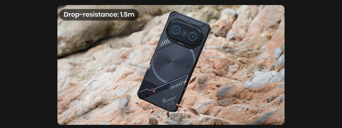 Crystal 114 Rugged FOSSiBOT F114 Rugged Smartphone, 6.67-inch, 4GB +128GB, Android 15, 50